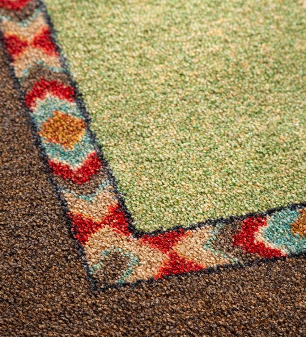 Plow &amp; Hearth Synthetic Rugs | Indoor Living Hickory Hill Edurastran Area Rug