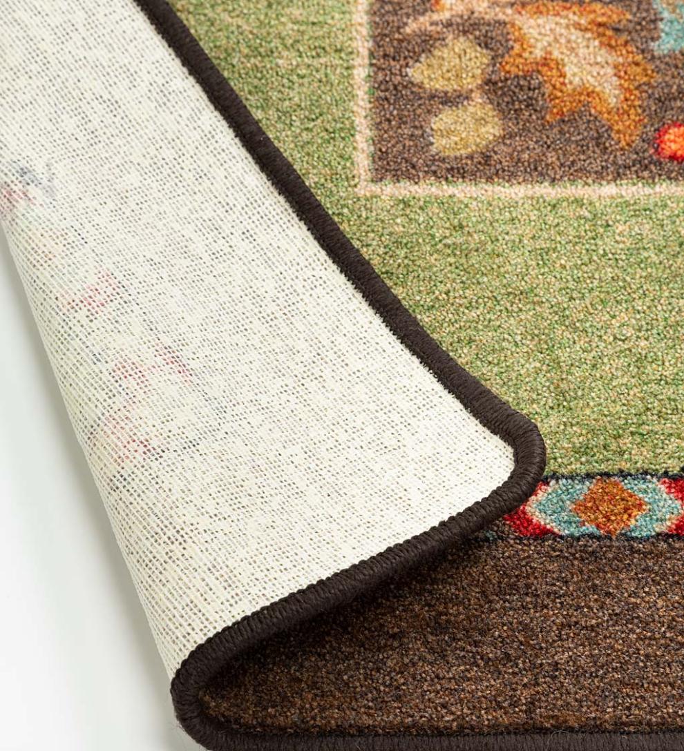 Plow &amp; Hearth Synthetic Rugs | Indoor Living Hickory Hill Edurastran Area Rug