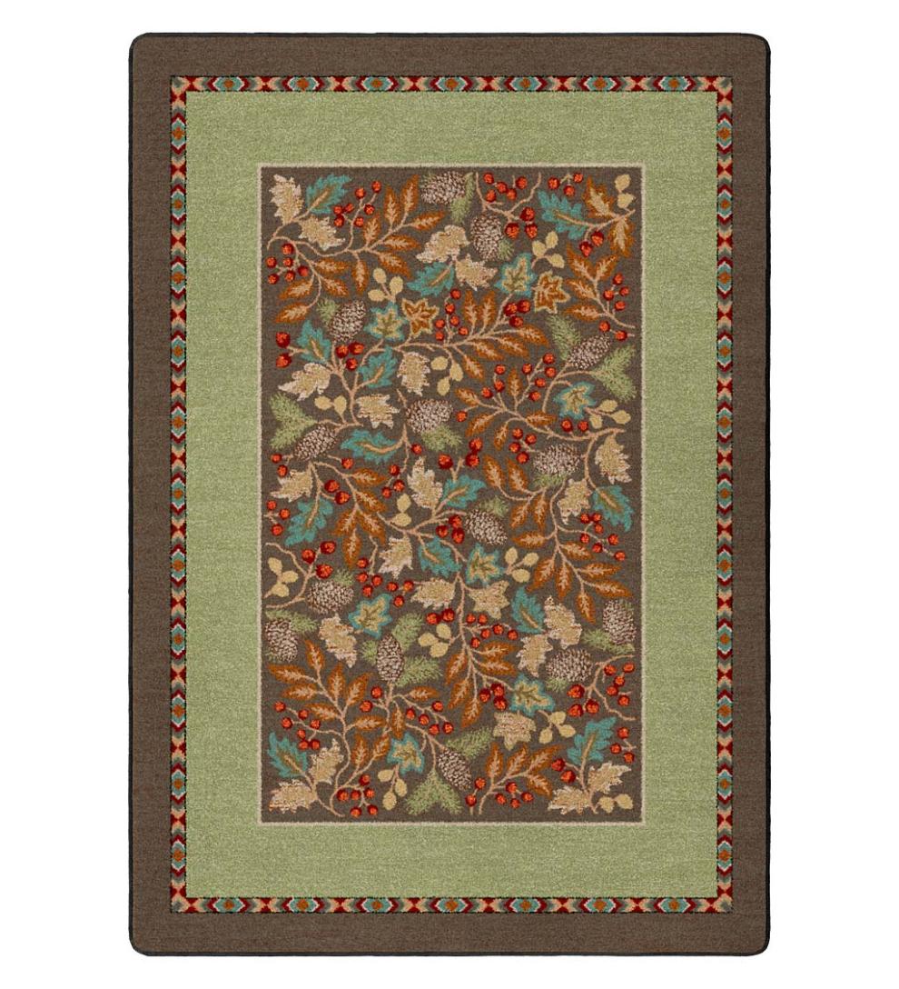 Plow &amp; Hearth Synthetic Rugs | Indoor Living Hickory Hill Edurastran Area Rug