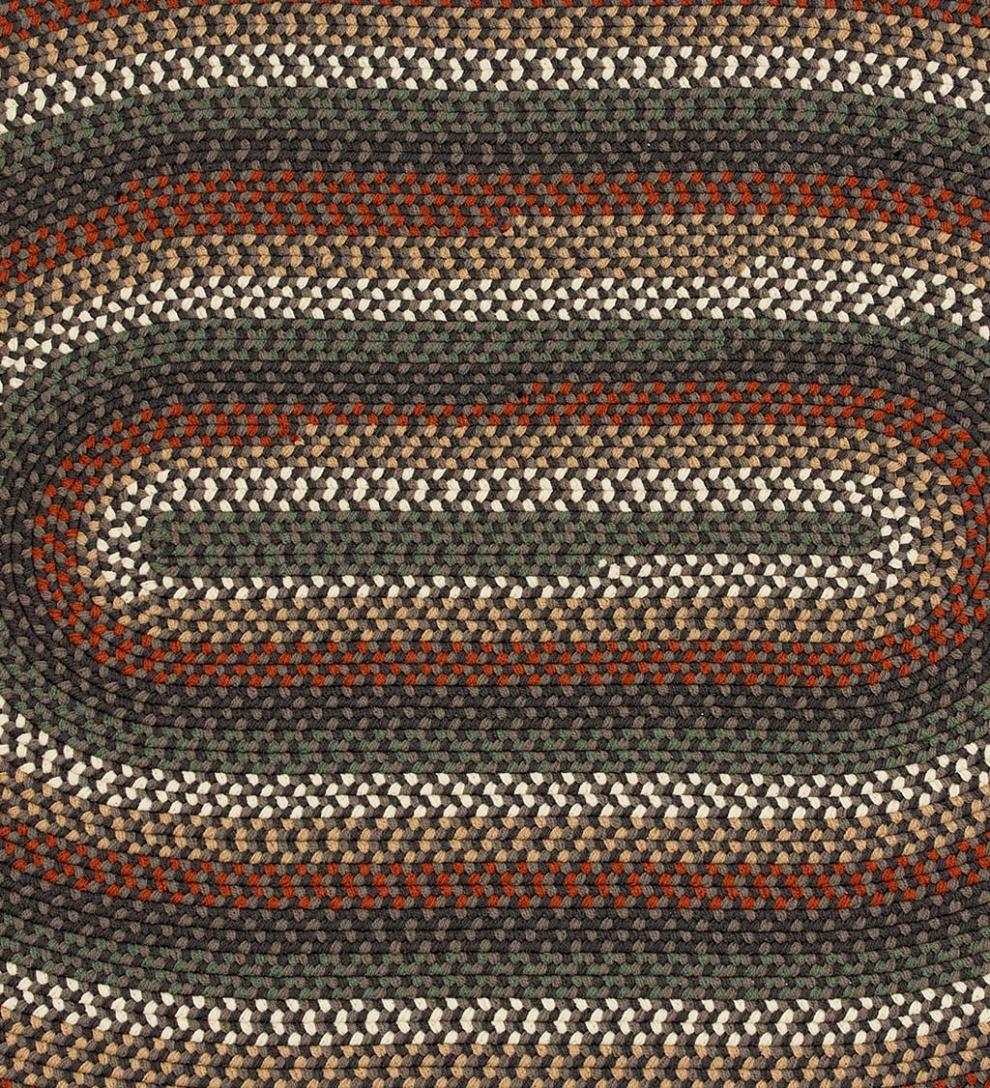 Plow &amp; Hearth Synthetic Rugs | Indoor Living Indoor/Outdoor Braided Polypro Roanoke Rug, Made In Usa