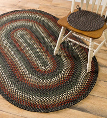 Plow &amp; Hearth Synthetic Rugs | Indoor Living Indoor/Outdoor Braided Polypro Roanoke Rug, Made In Usa