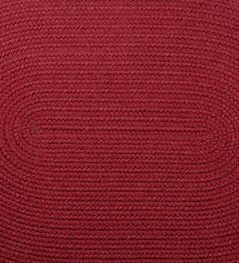 Plow &amp; Hearth Synthetic Rugs | Indoor Living Indoor/Outdoor Braided Polypro Roanoke Rug, Made In Usa