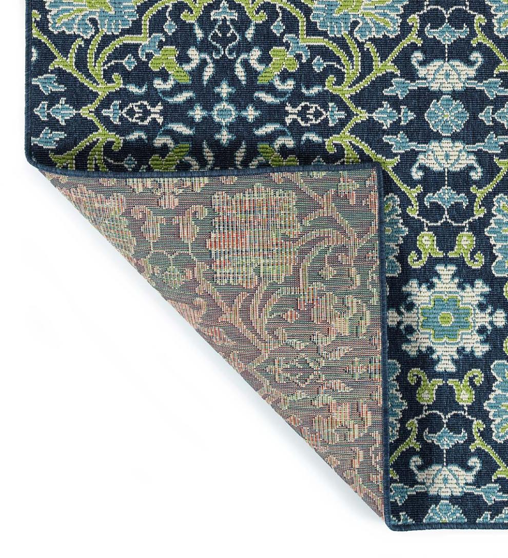 Plow &amp; Hearth Synthetic Rugs | Indoor Living Indoor/Outdoor Brunswick Garden Polypropylene Rug