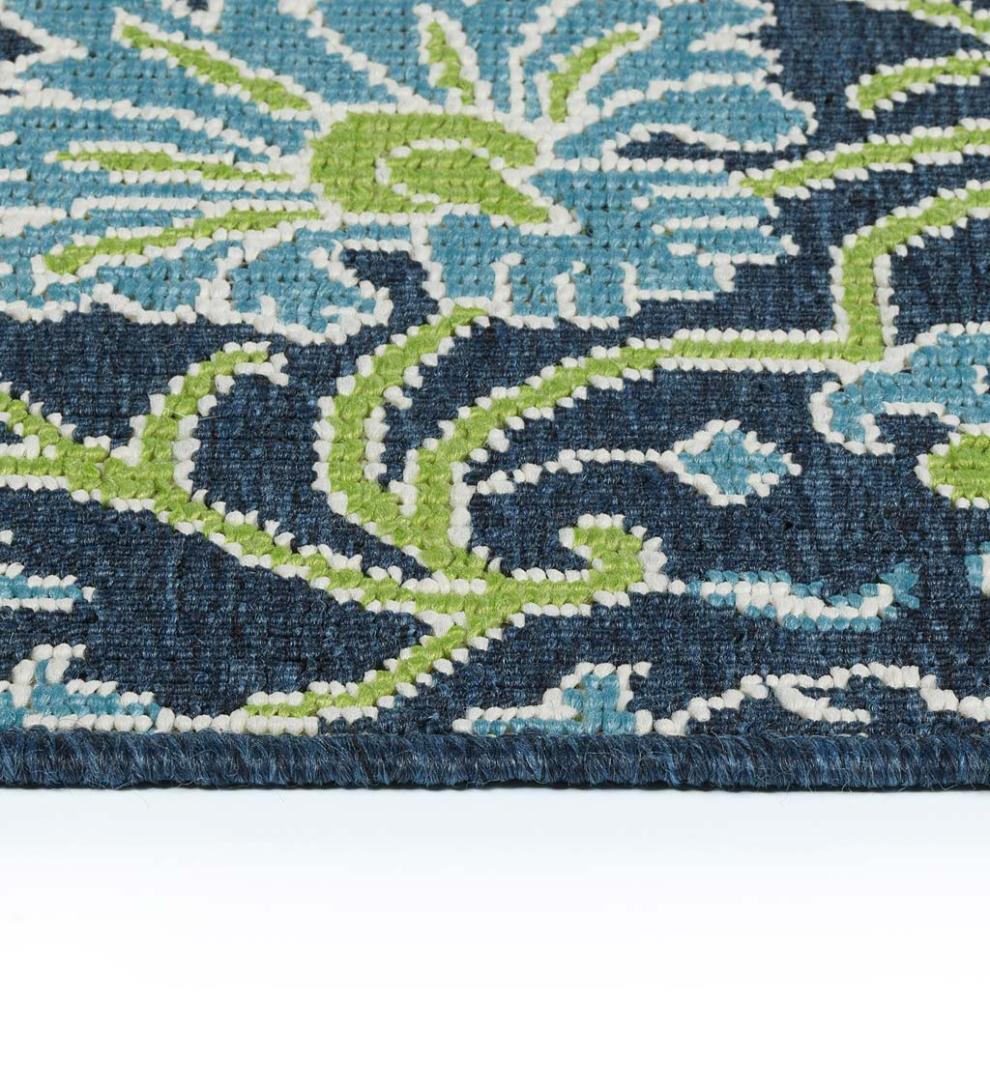 Plow &amp; Hearth Synthetic Rugs | Indoor Living Indoor/Outdoor Brunswick Garden Polypropylene Rug
