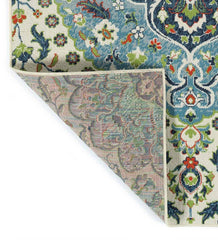 Plow &amp; Hearth Synthetic Rugs | Indoor Living Indoor/Outdoor Brunswick Medallion Polypropylene Rug