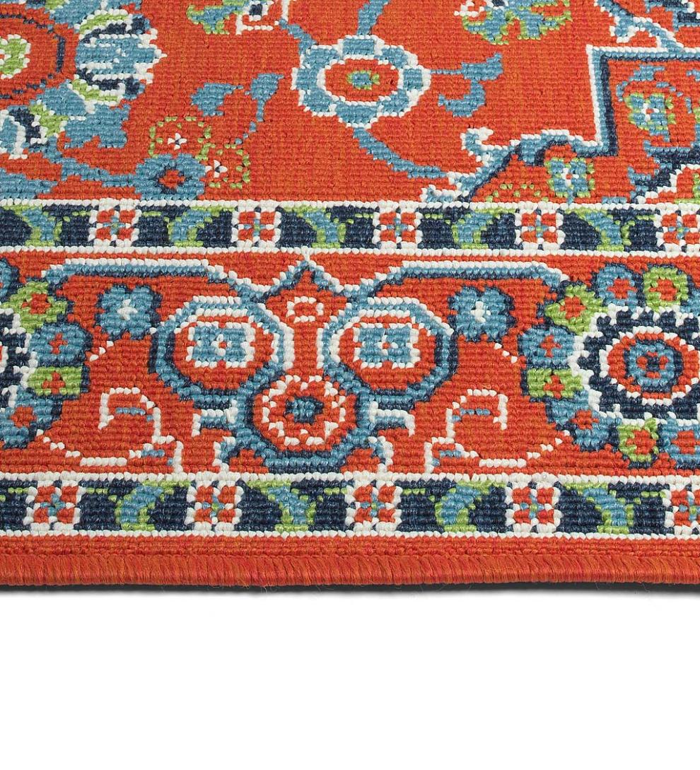 Plow &amp; Hearth Synthetic Rugs | Indoor Living Indoor/Outdoor Brunswick Spice Polypropylene Rug