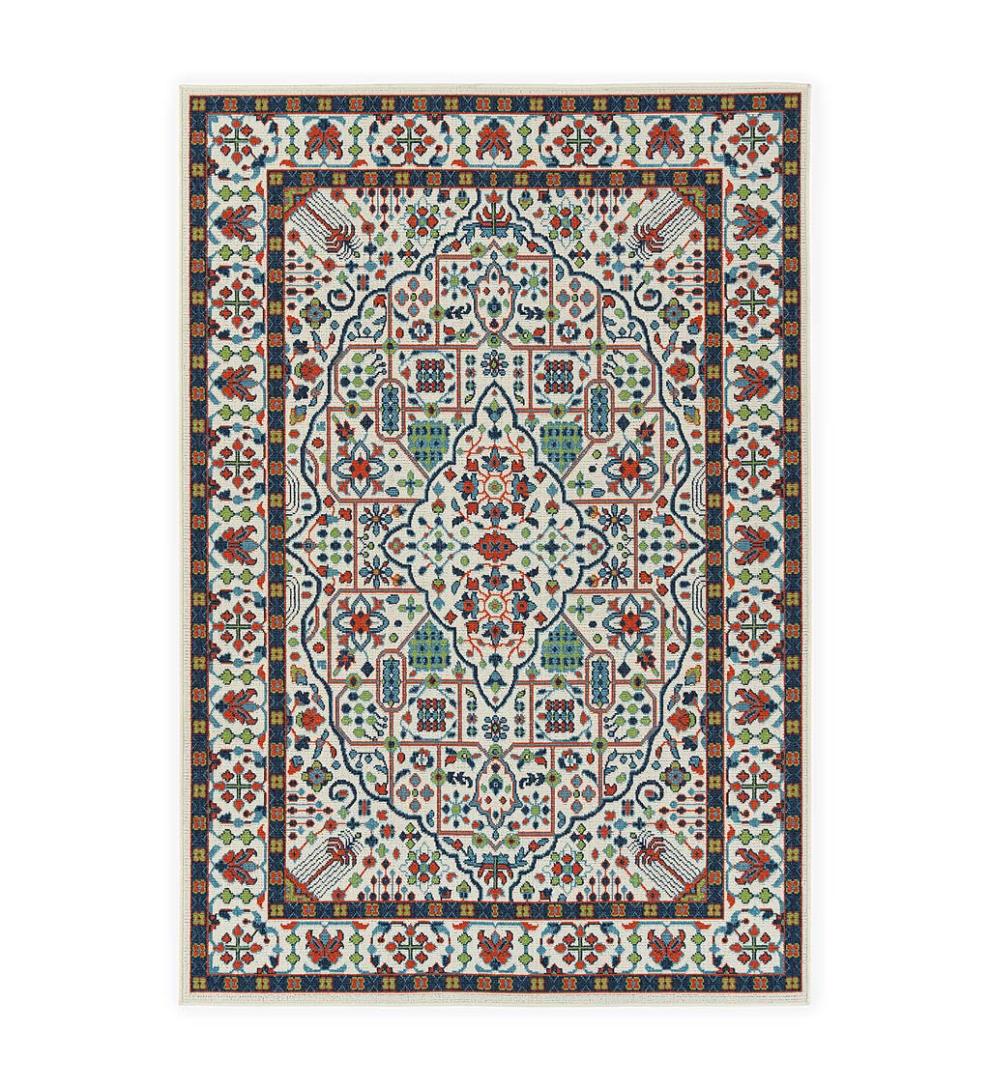 Plow &amp; Hearth Synthetic Rugs | Indoor Living Indoor/Outdoor Brunswick Tapestry Polypropylene Rug