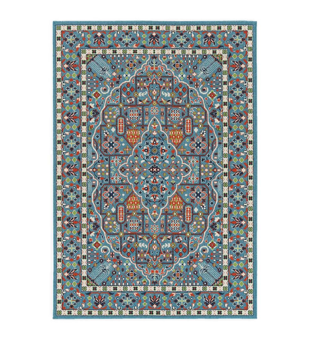 Plow &amp; Hearth Synthetic Rugs | Indoor Living Indoor/Outdoor Brunswick Tapestry Polypropylene Rug