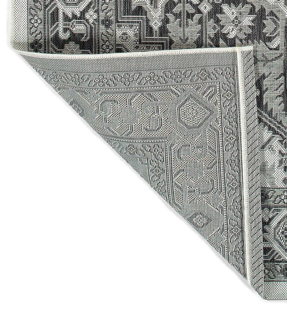 Plow &amp; Hearth Synthetic Rugs | Indoor Living Indoor/Outdoor Lake Placid Damask Polypropylene Rug