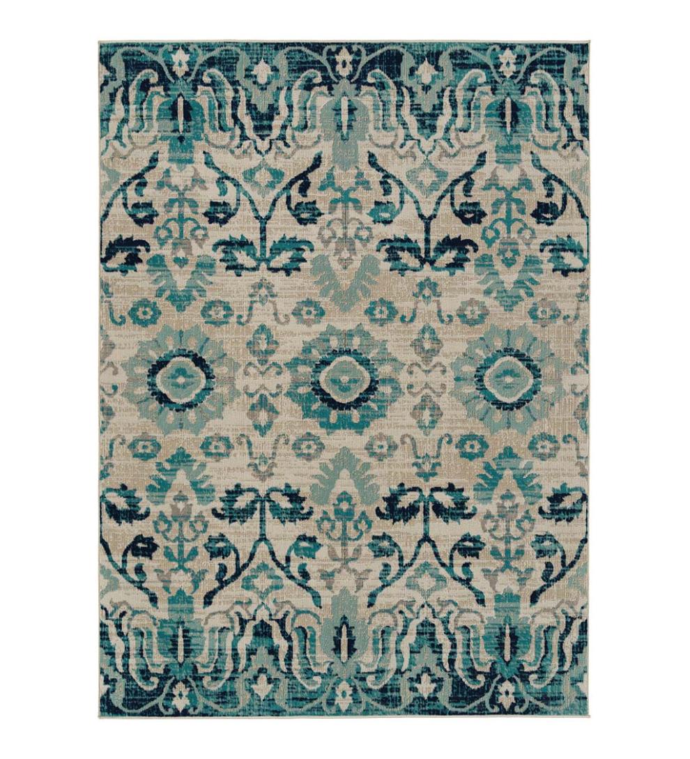Plow &amp; Hearth Synthetic Rugs | Indoor Living Indoor/Outdoor Oakland Garden Polypropylene Rug