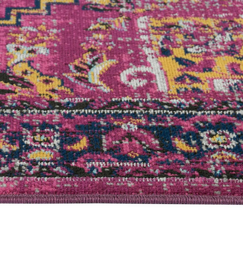 Plow &amp; Hearth Synthetic Rugs | Indoor Living Indoor/Outdoor Oakland Medallion Polypropylene Rug