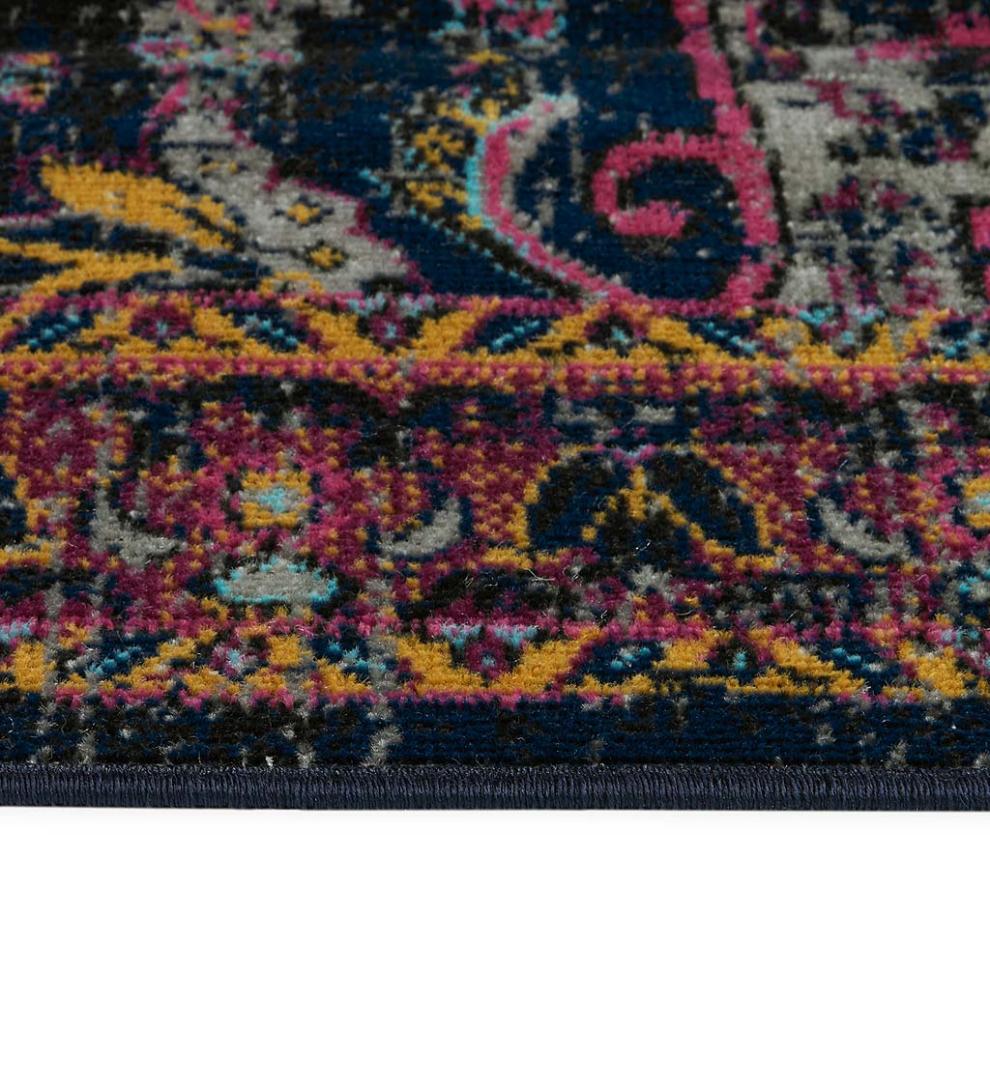 Plow &amp; Hearth Synthetic Rugs | Indoor Living Indoor/Outdoor Oakland Medallion Polypropylene Rug