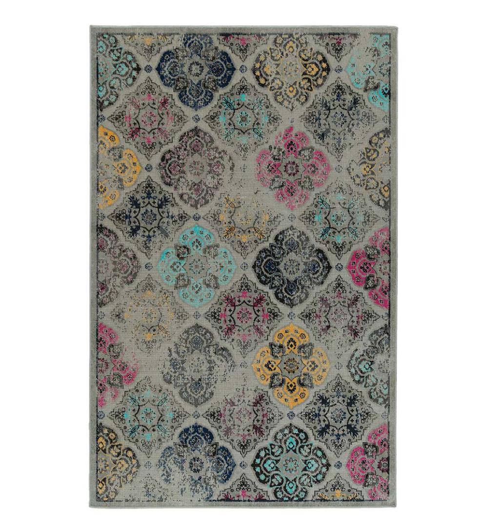 Plow &amp; Hearth Synthetic Rugs | Indoor Living Indoor/Outdoor Oakland Panel Polypropylene Rug