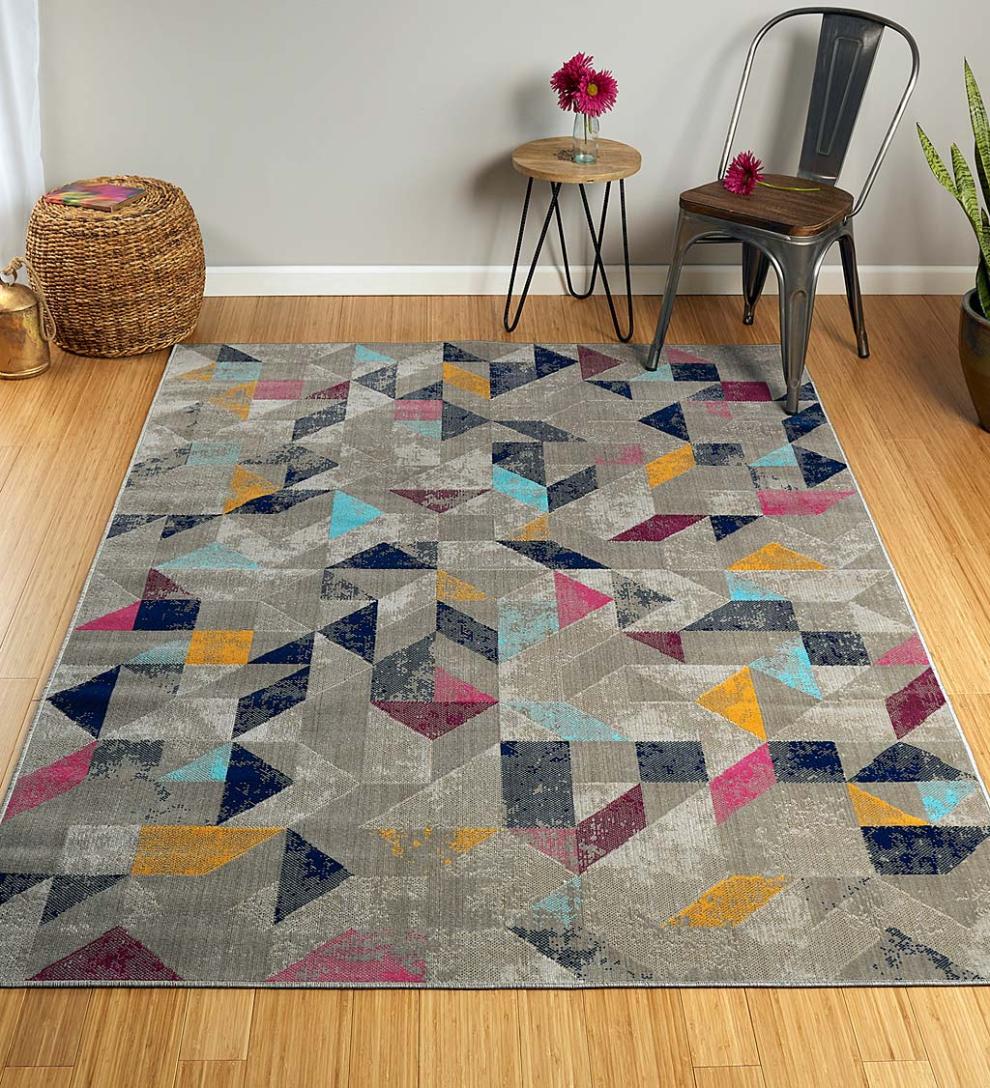 Plow &amp; Hearth Synthetic Rugs | Indoor Living Indoor/Outdoor Oakland Star Polypropylene Rug