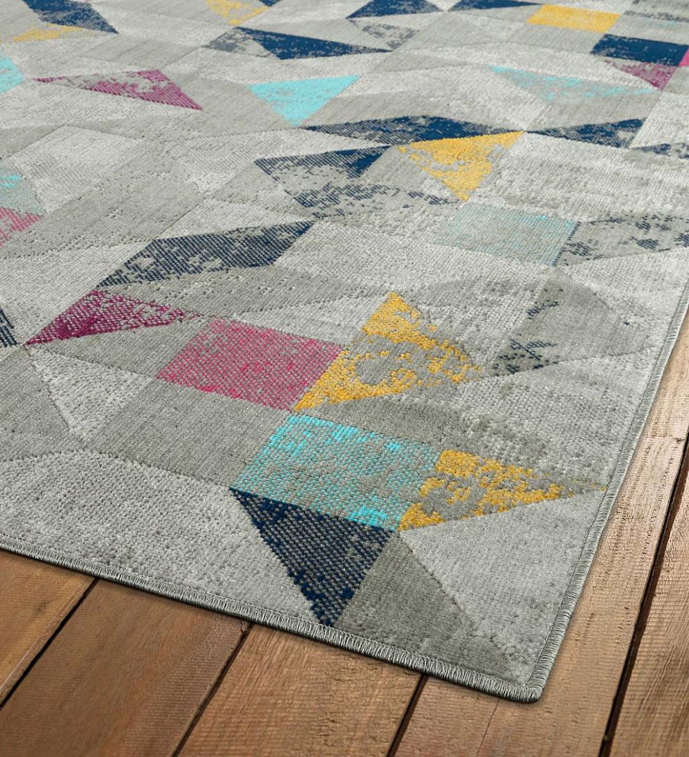 Plow &amp; Hearth Synthetic Rugs | Indoor Living Indoor/Outdoor Oakland Star Polypropylene Rug