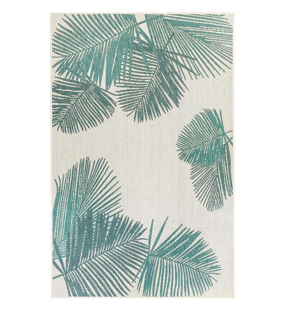 Plow &amp; Hearth Synthetic Rugs | Indoor Living Indoor/Outdoor Textured Palms Polypropylene Rug