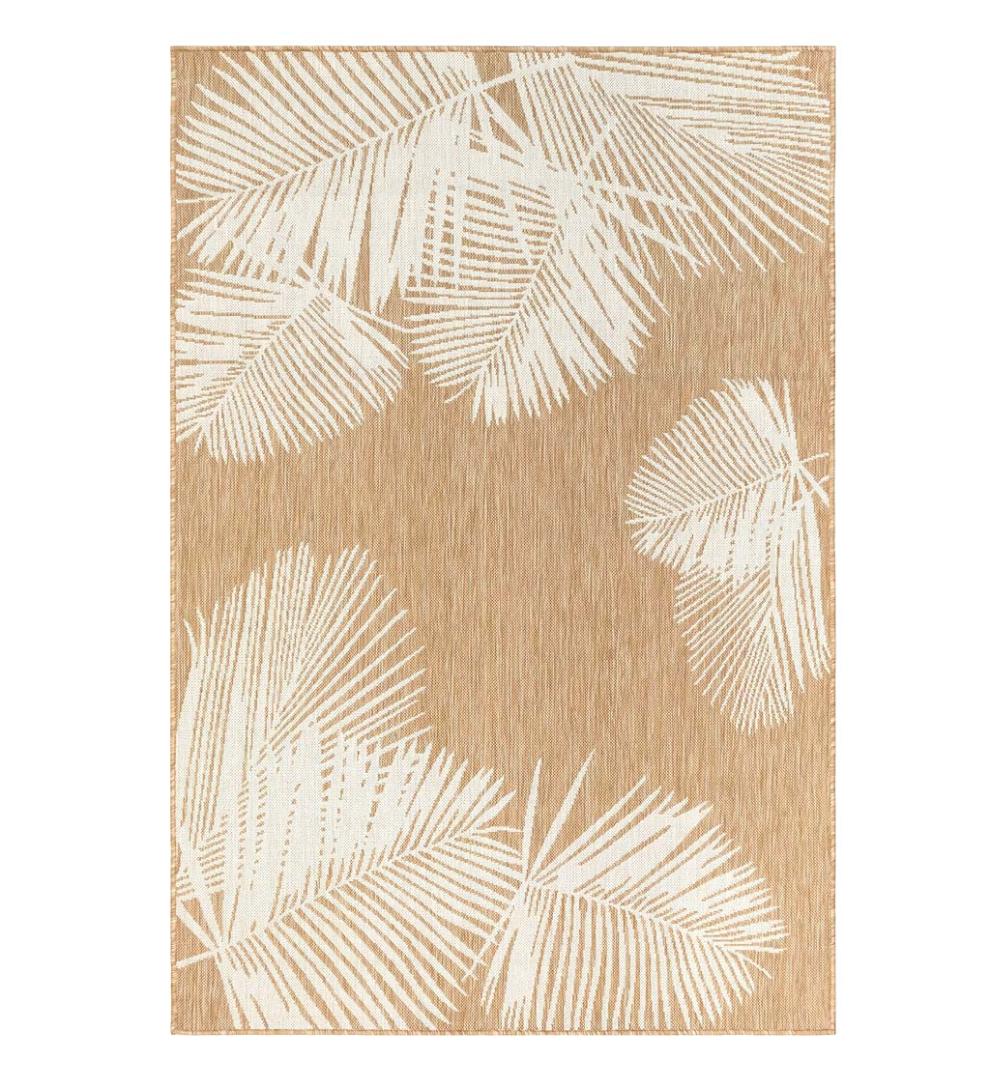 Plow &amp; Hearth Synthetic Rugs | Indoor Living Indoor/Outdoor Textured Palms Polypropylene Rug
