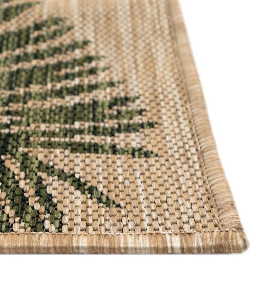 Plow &amp; Hearth Synthetic Rugs | Indoor Living Indoor/Outdoor Textured Palms Polypropylene Rug
