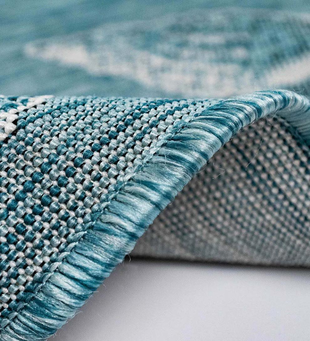 Plow &amp; Hearth Synthetic Rugs | Indoor Living Indoor/Outdoor Textured Shells Polypropylene Rug