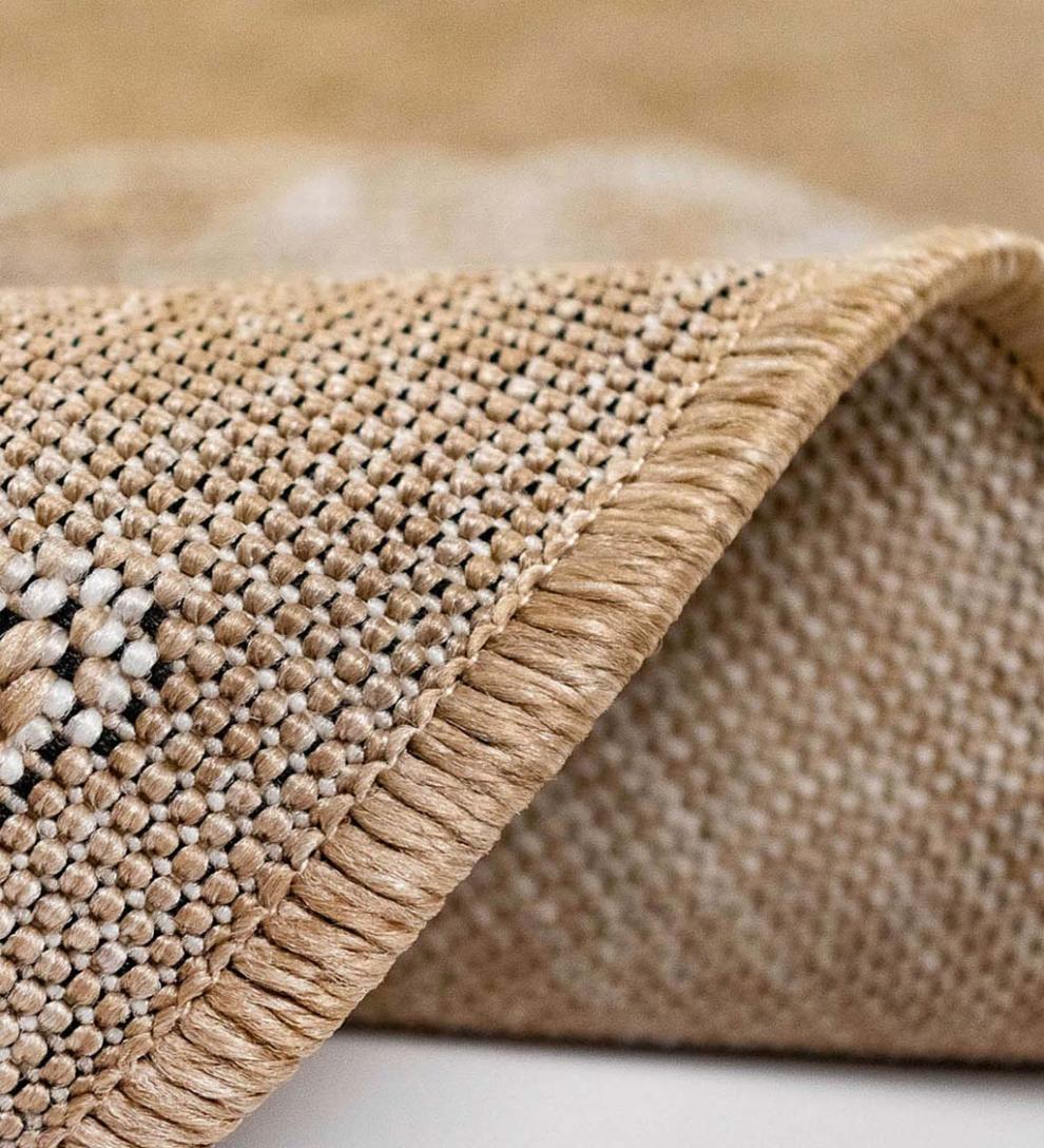 Plow &amp; Hearth Synthetic Rugs | Indoor Living Indoor/Outdoor Textured Shells Polypropylene Rug