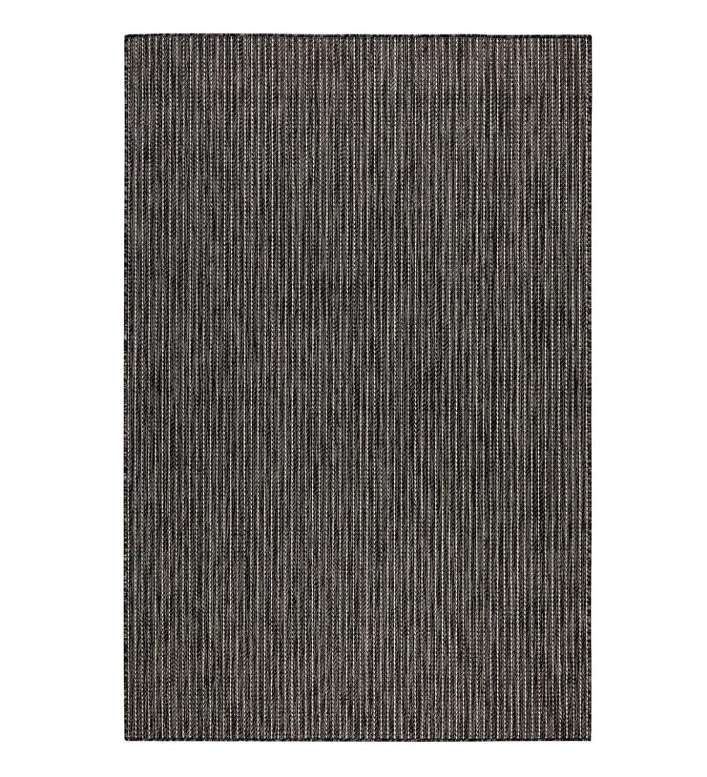 Plow &amp; Hearth Synthetic Rugs | Indoor Living Indoor/Outdoor Textured Stripe Polypropylene Rug