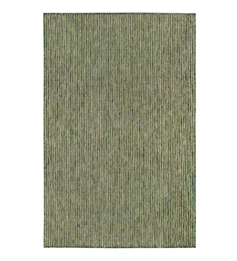 Plow &amp; Hearth Synthetic Rugs | Indoor Living Indoor/Outdoor Textured Stripe Polypropylene Rug