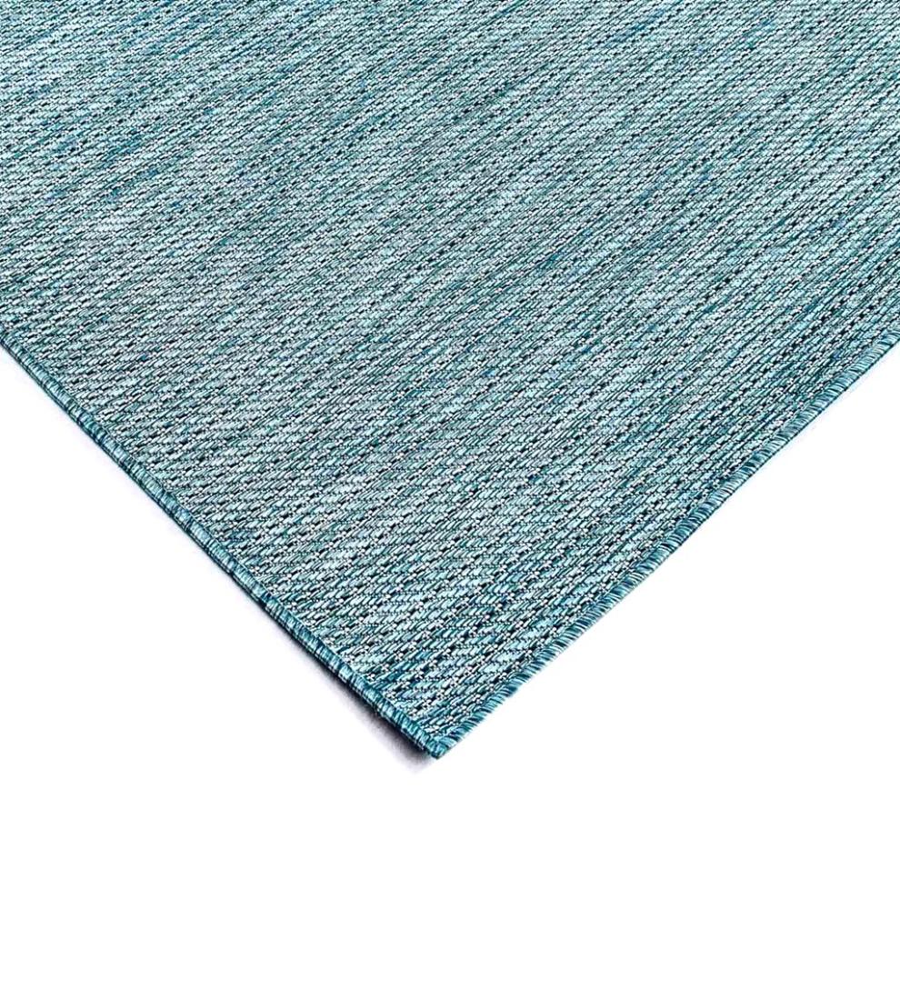 Plow &amp; Hearth Synthetic Rugs | Indoor Living Indoor/Outdoor Textured Stripe Polypropylene Rug