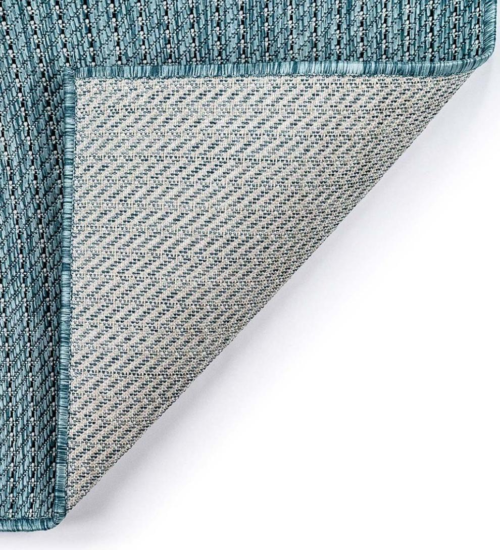 Plow &amp; Hearth Synthetic Rugs | Indoor Living Indoor/Outdoor Textured Stripe Polypropylene Rug