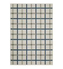 Plow &amp; Hearth Synthetic Rugs | Indoor Living Indoor/Outdoor York Windowpane Polypropylene Rug