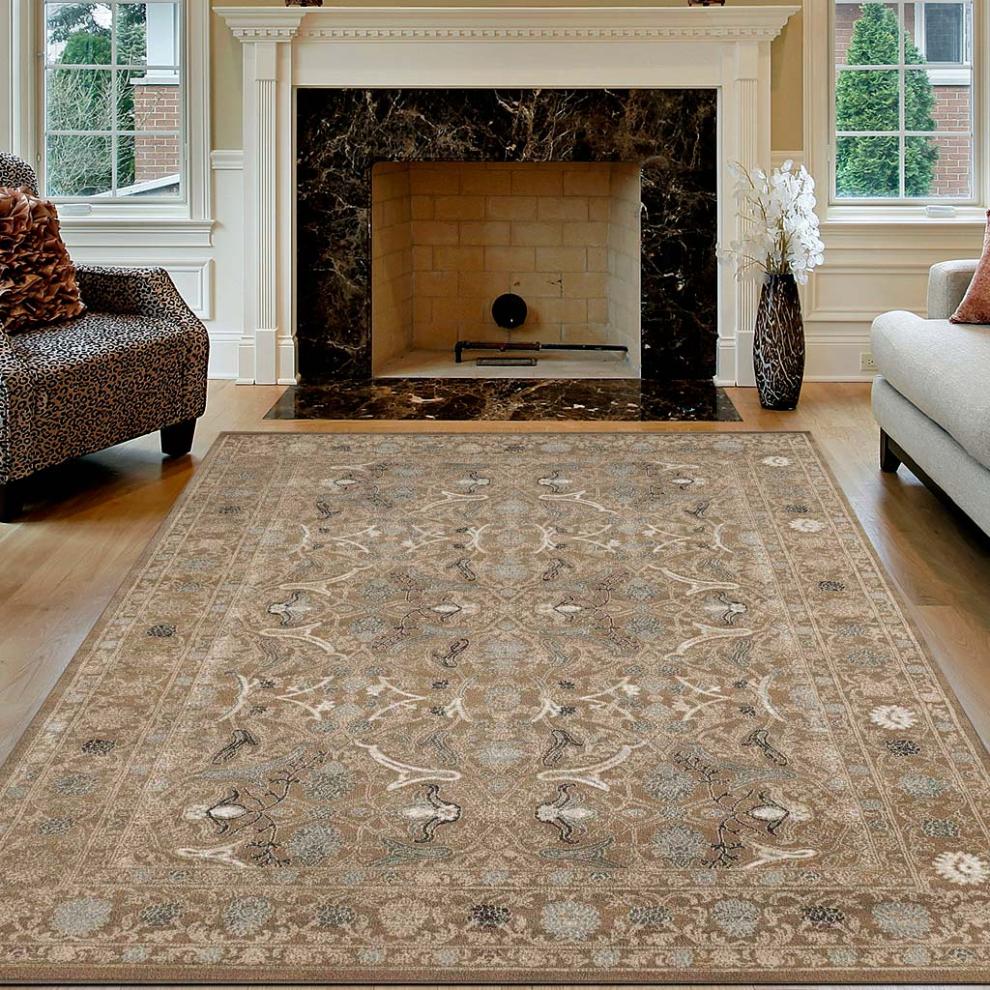 Plow &amp; Hearth Synthetic Rugs | Indoor Living Kingston Polypropylene Area Rug