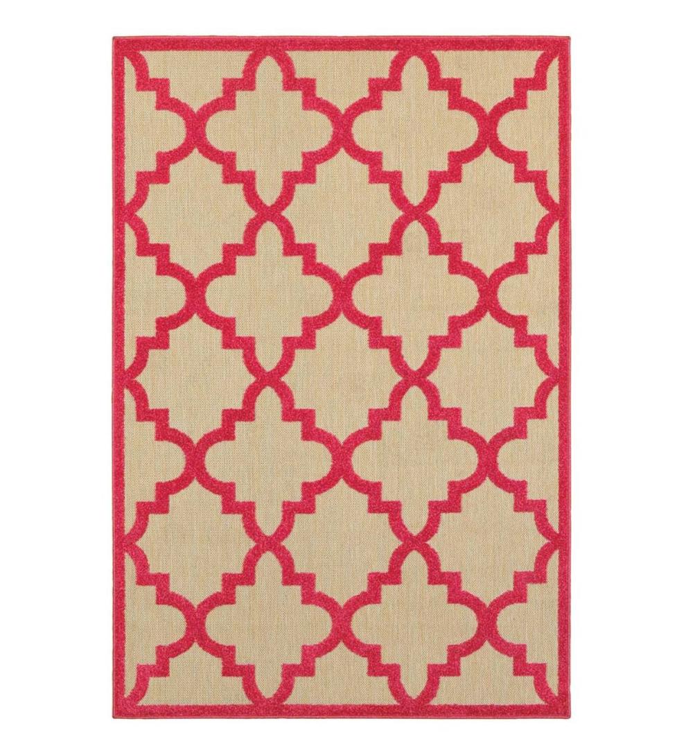 Plow &amp; Hearth Synthetic Rugs | Indoor Living Lafayette Indoor/Outdoor Rug