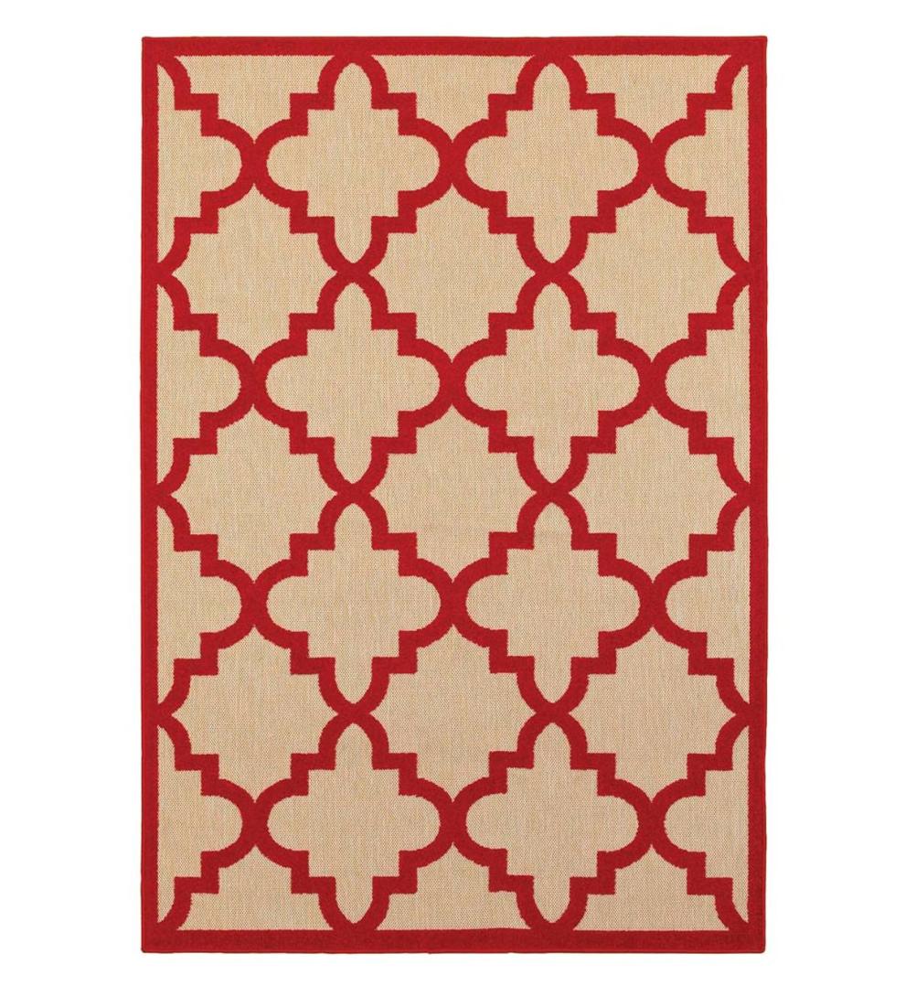 Plow &amp; Hearth Synthetic Rugs | Indoor Living Lafayette Indoor/Outdoor Rug