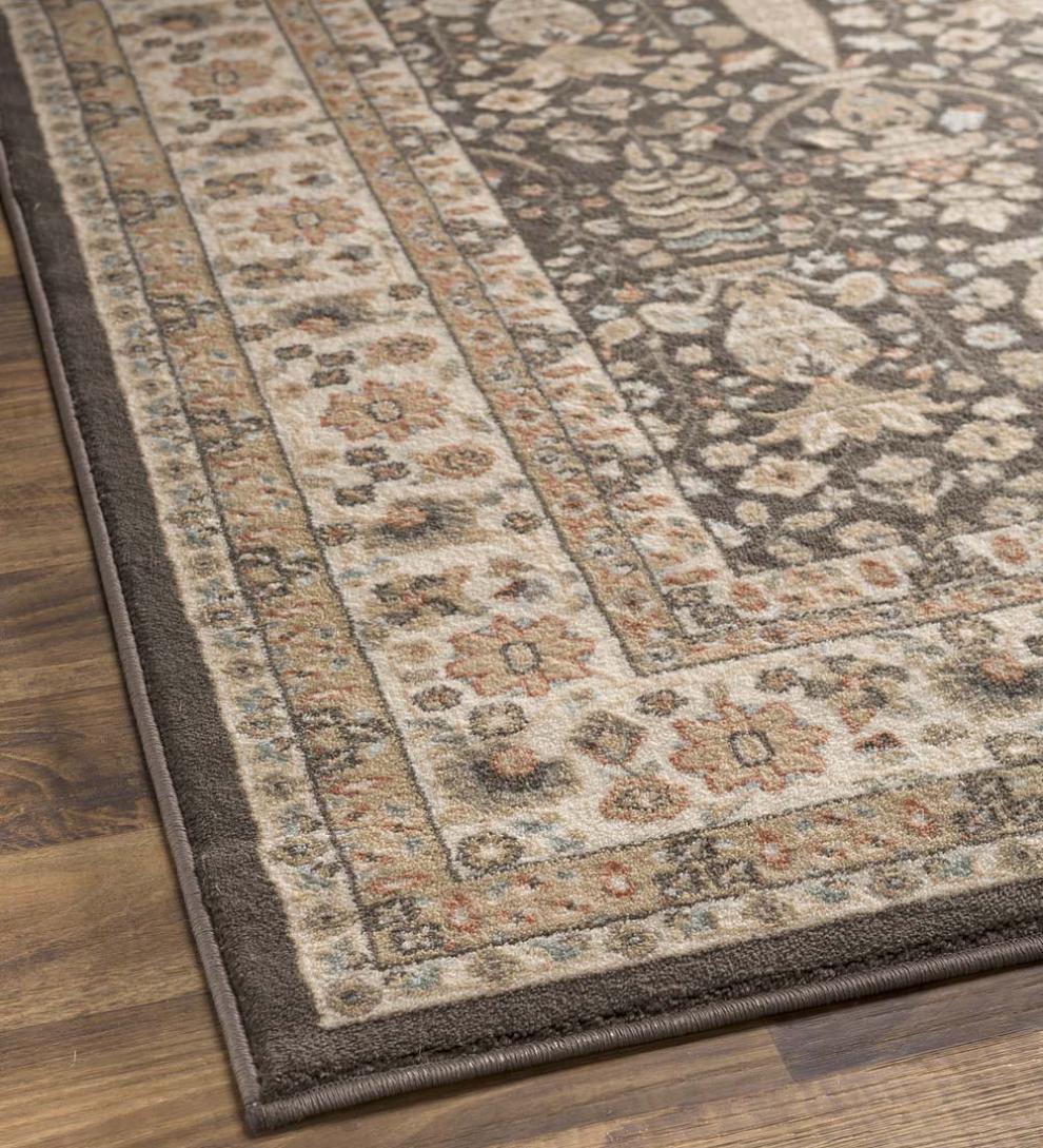 Plow &amp; Hearth Synthetic Rugs | Indoor Living Oak Lawn Polypropylene Rug