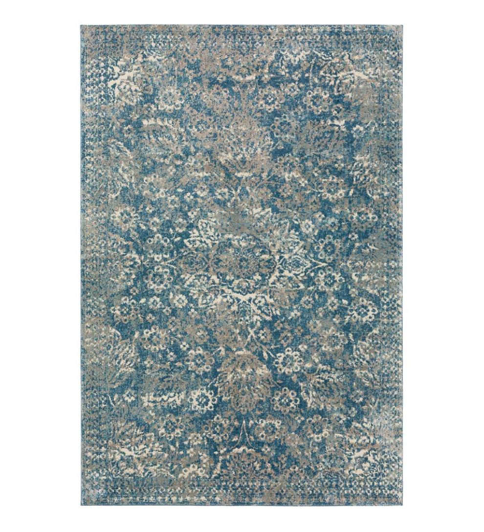 Plow &amp; Hearth Synthetic Rugs | Indoor Living Potomac Plush Microfiber Rug