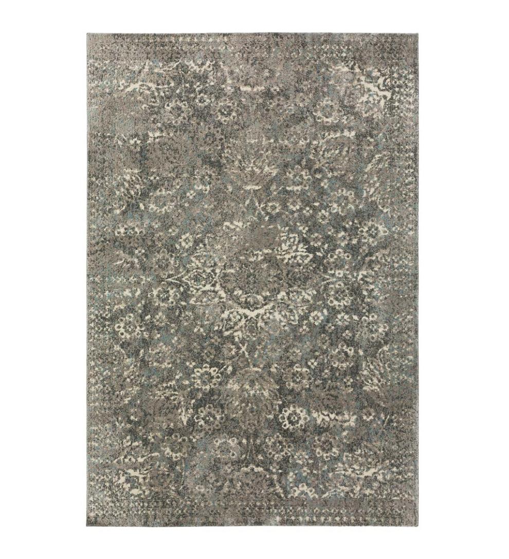 Plow &amp; Hearth Synthetic Rugs | Indoor Living Potomac Plush Microfiber Rug