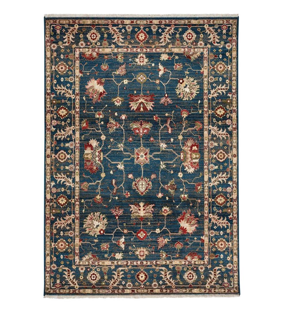Plow &amp; Hearth Synthetic Rugs | Indoor Living Sheffield Keshan Polypropylene Rug