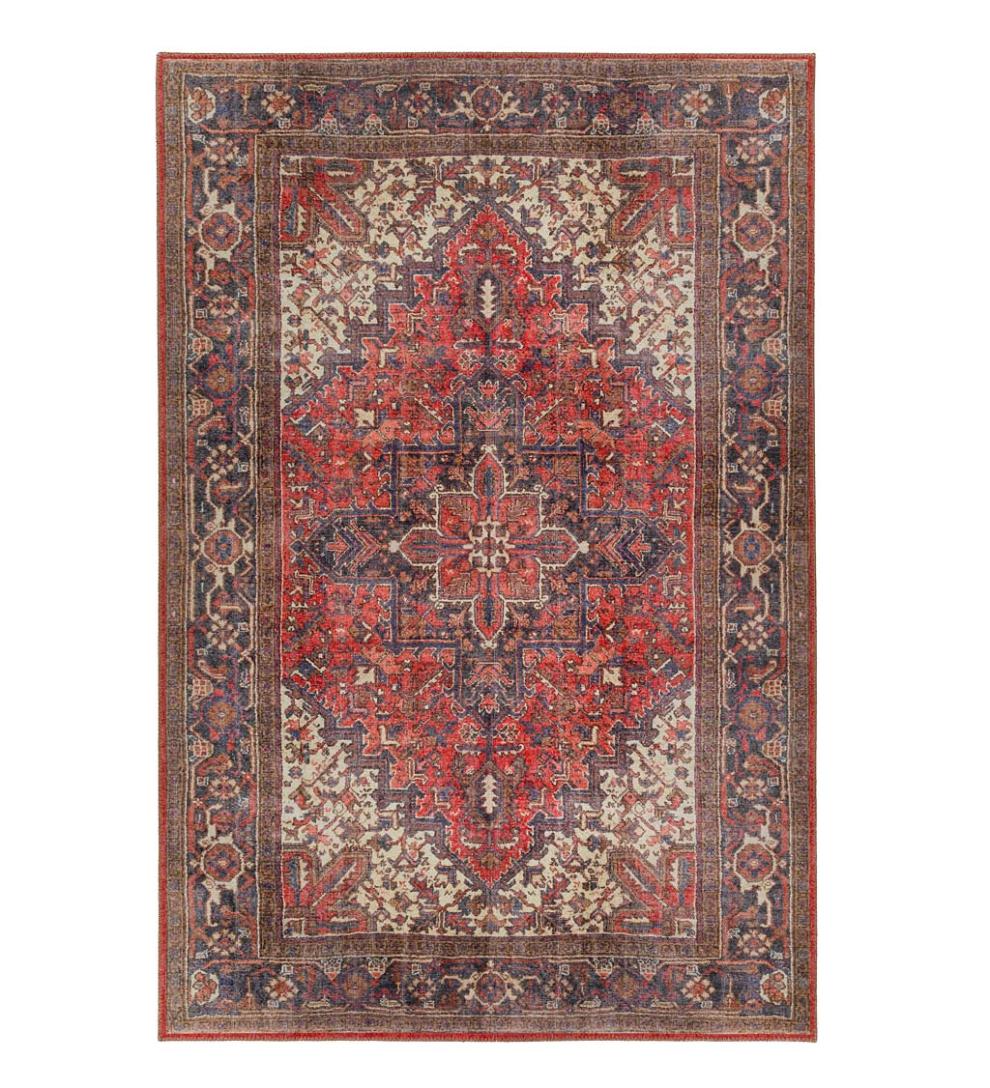 Plow &amp; Hearth Synthetic Rugs | Indoor Living South River Low-Profile Rug