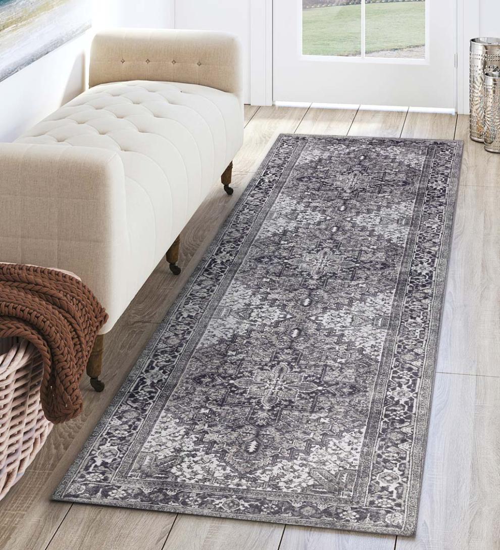 Plow &amp; Hearth Synthetic Rugs | Indoor Living South River Low-Profile Rug