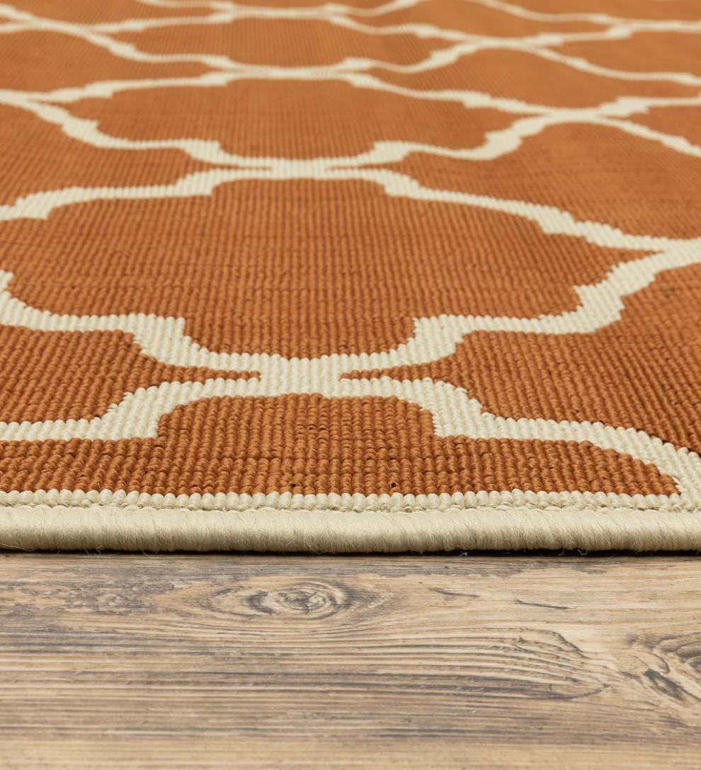 Plow &amp; Hearth Synthetic Rugs | Indoor Living Tribeca Indoor/Outdoor Rug