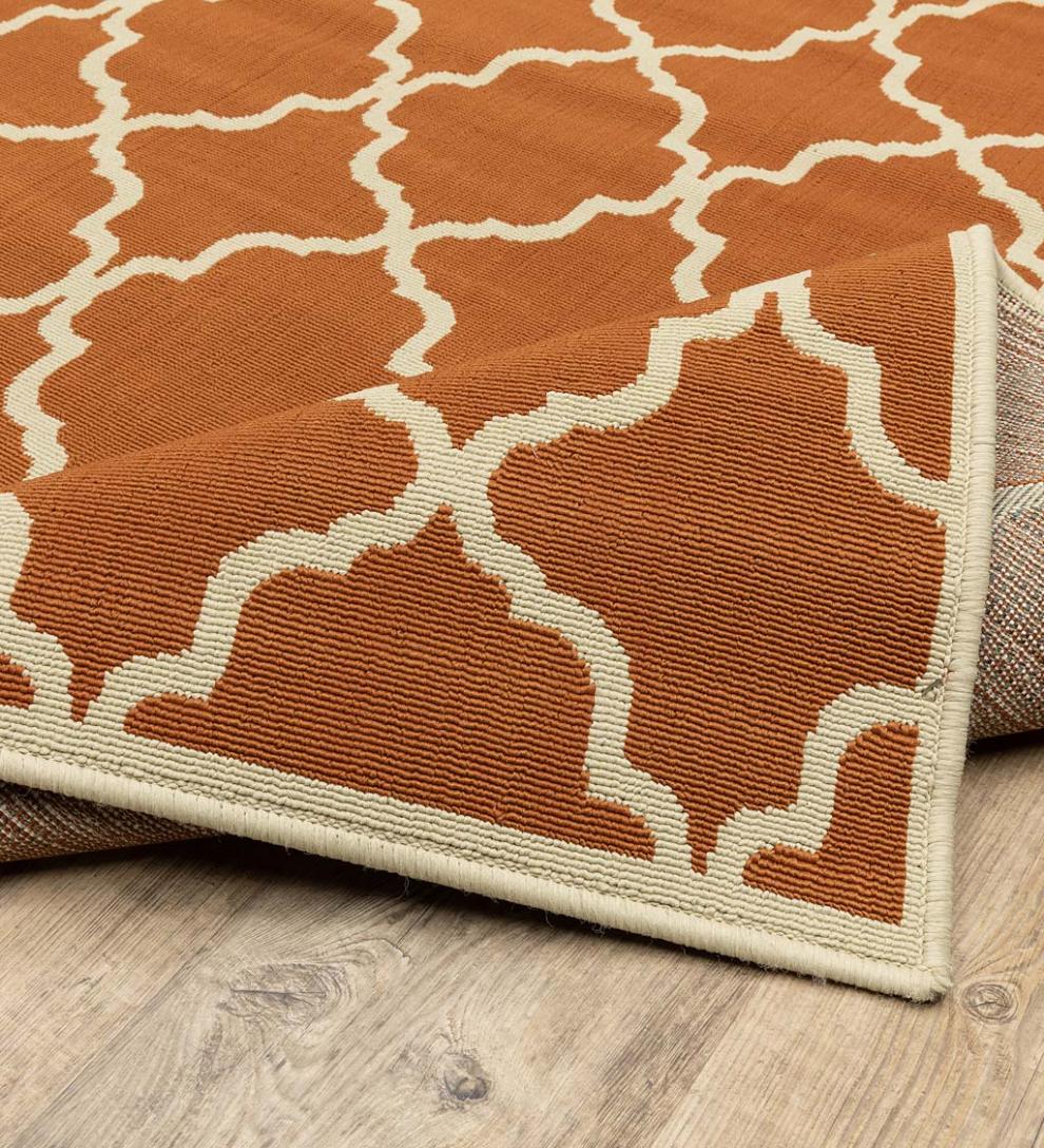 Plow &amp; Hearth Synthetic Rugs | Indoor Living Tribeca Indoor/Outdoor Rug