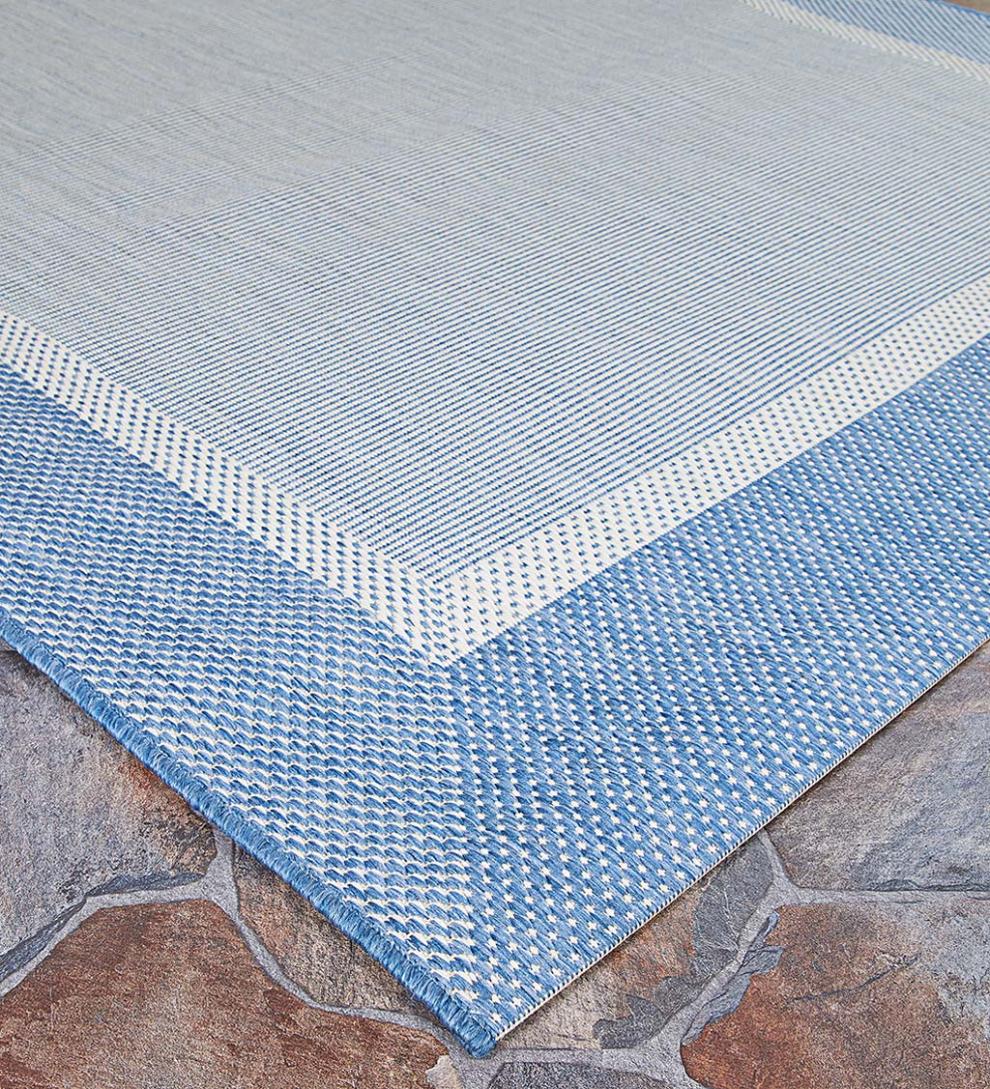 Plow &amp; Hearth Synthetic Rugs | Indoor Living Veranda Framework Indoor/Outdoor Polypropylene Rug