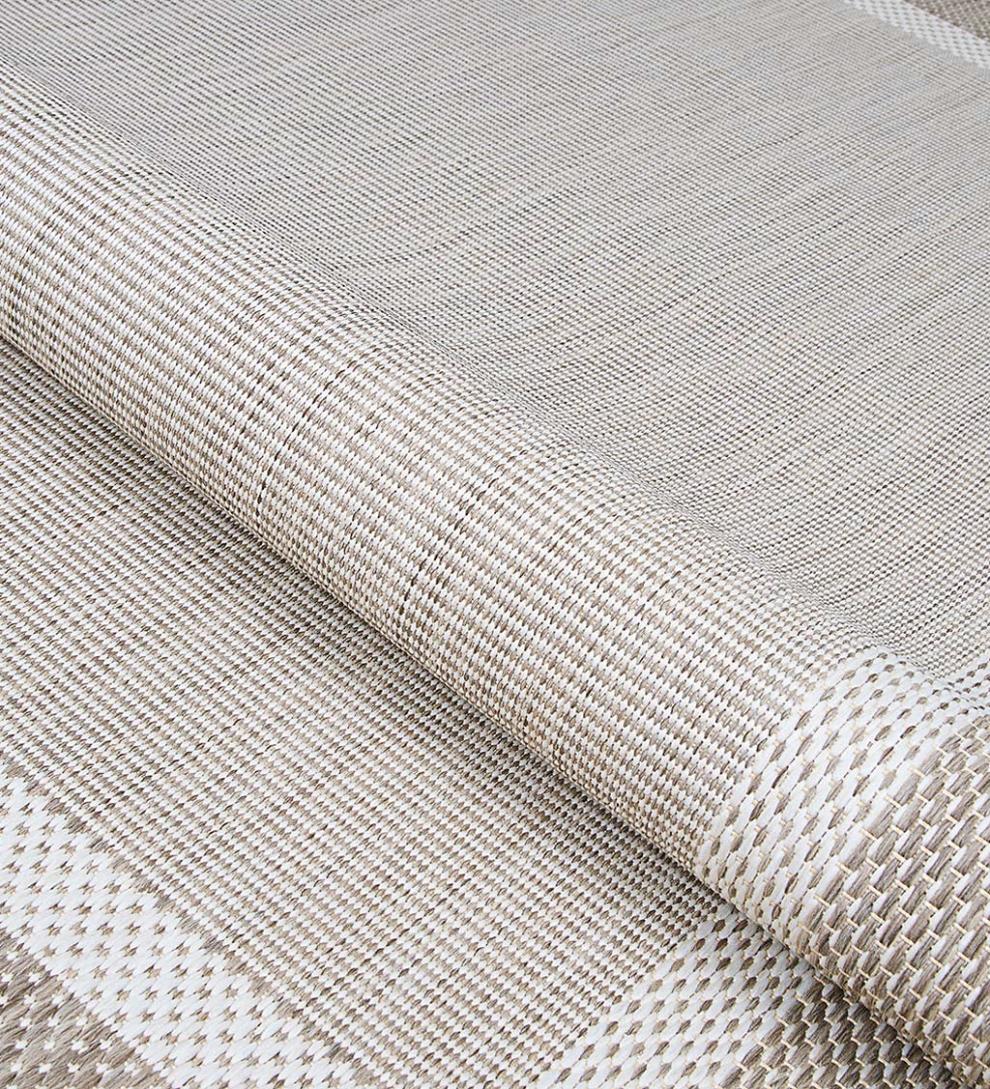 Plow &amp; Hearth Synthetic Rugs | Indoor Living Veranda Framework Indoor/Outdoor Polypropylene Rug