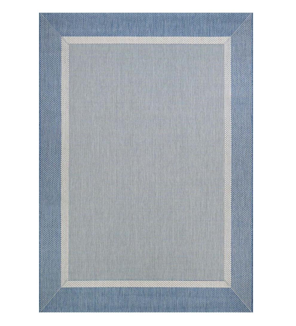 Plow &amp; Hearth Synthetic Rugs | Indoor Living Veranda Framework Indoor/Outdoor Polypropylene Rug