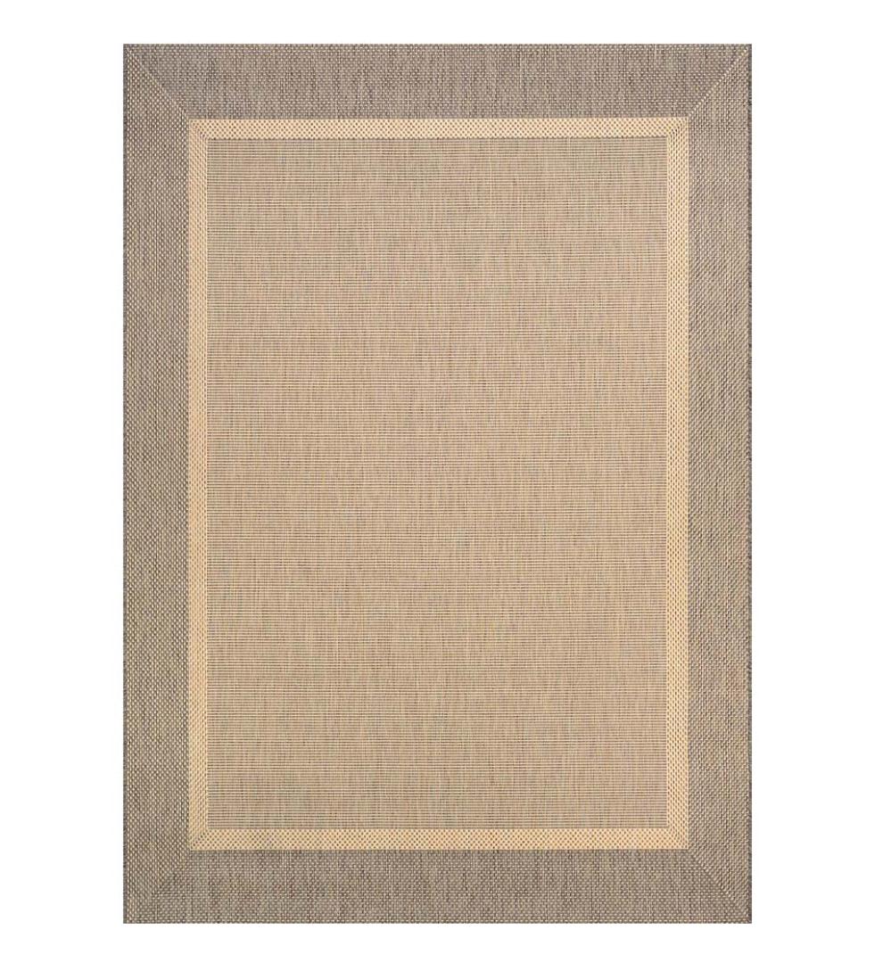 Plow &amp; Hearth Synthetic Rugs | Indoor Living Veranda Framework Indoor/Outdoor Polypropylene Rug