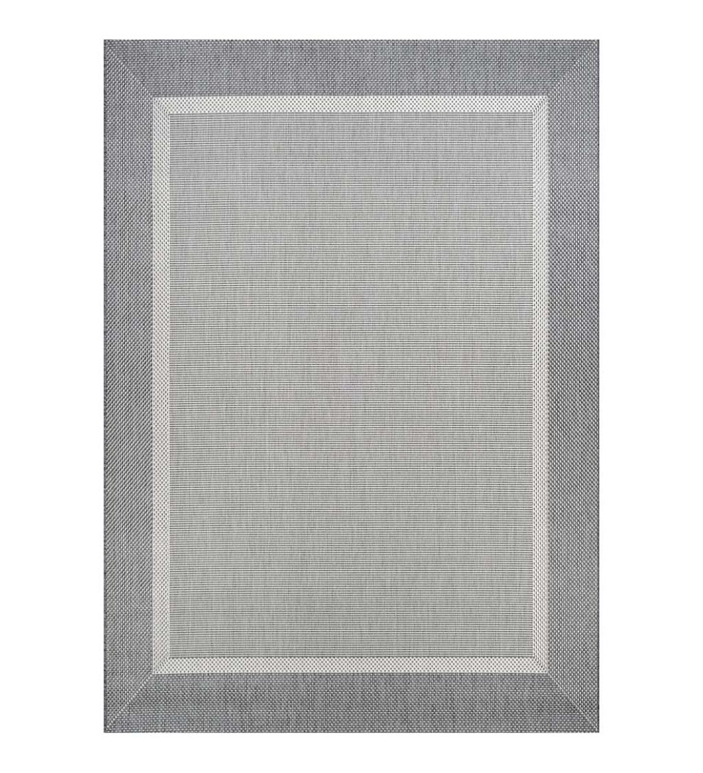 Plow &amp; Hearth Synthetic Rugs | Indoor Living Veranda Framework Indoor/Outdoor Polypropylene Rug