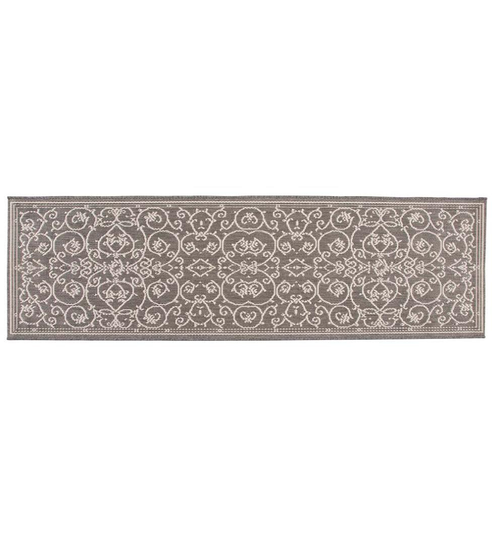 Plow &amp; Hearth Synthetic Rugs | Indoor Living Veranda Scroll Indoor/Outdoor Rug