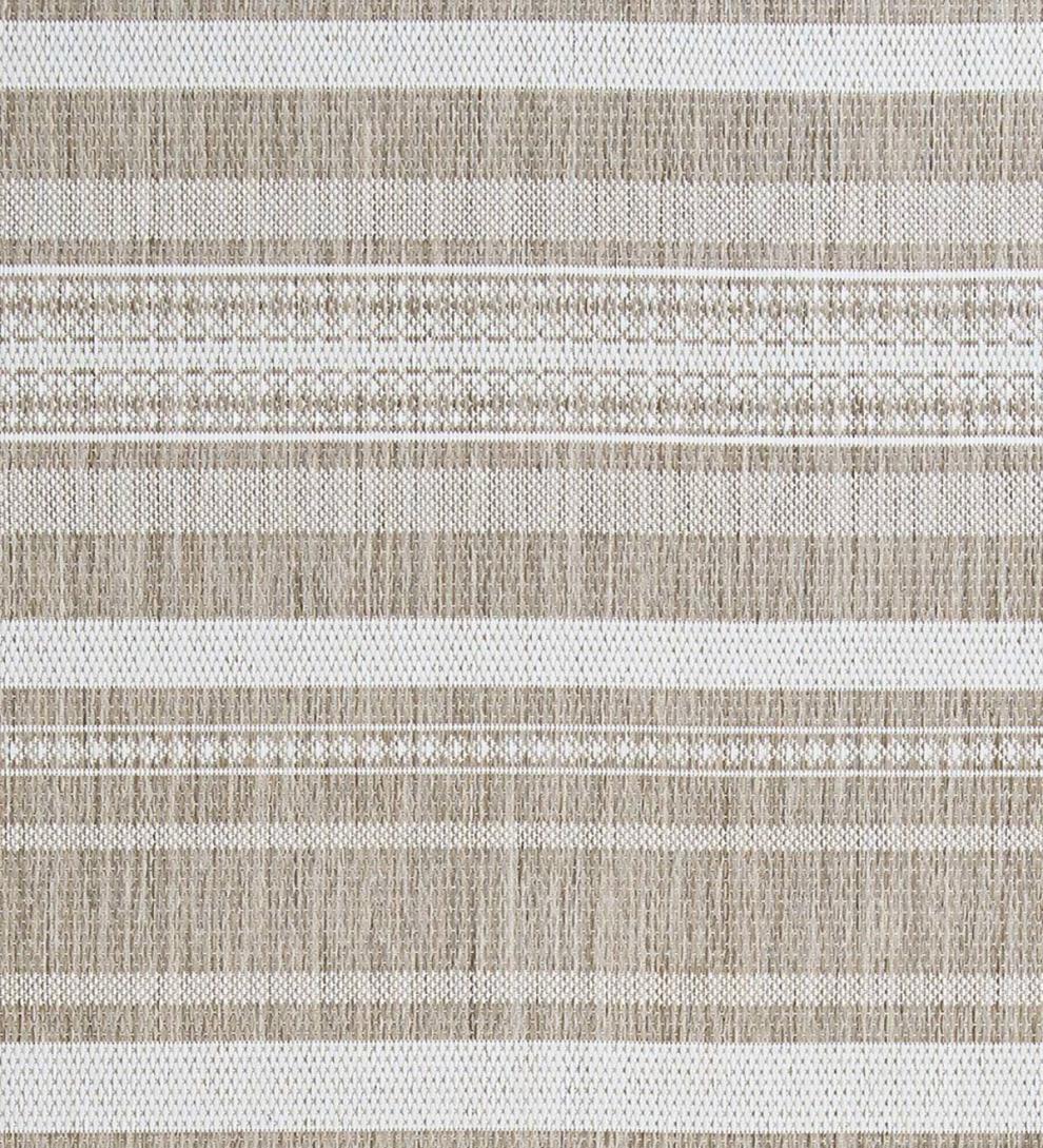 Plow &amp; Hearth Synthetic Rugs | Indoor Living Veranda Striped Indoor/Outdoor Polypropylene Rug