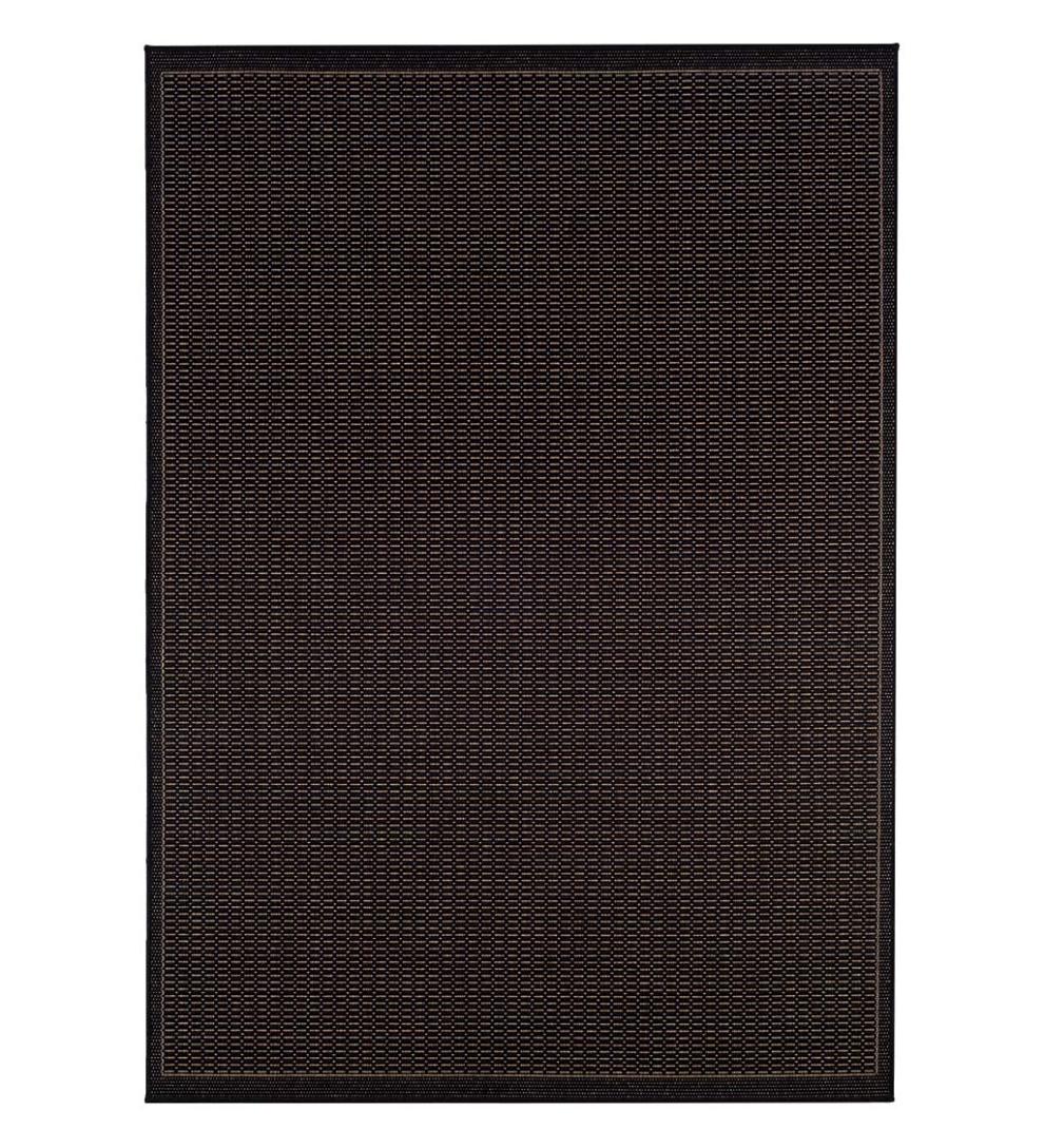 Plow &amp; Hearth Synthetic Rugs | Indoor Living Veranda Textured Indoor/Outdoor Polypropylene Rug