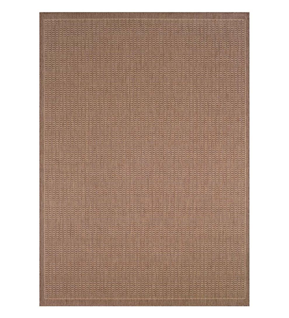 Plow &amp; Hearth Synthetic Rugs | Indoor Living Veranda Textured Indoor/Outdoor Polypropylene Rug