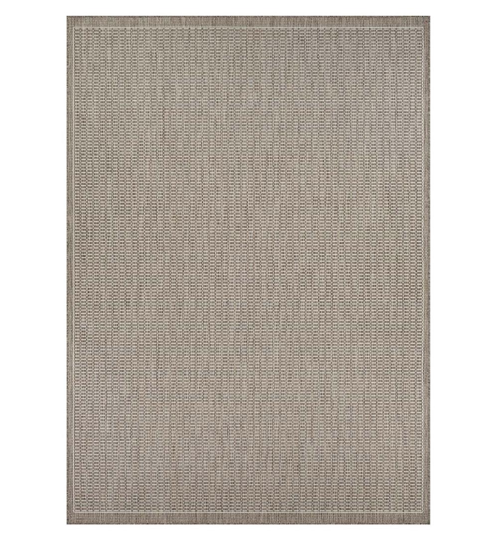 Plow &amp; Hearth Synthetic Rugs | Indoor Living Veranda Textured Indoor/Outdoor Polypropylene Rug